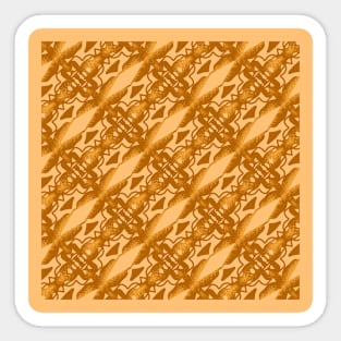 Geometric pattern gold Sticker